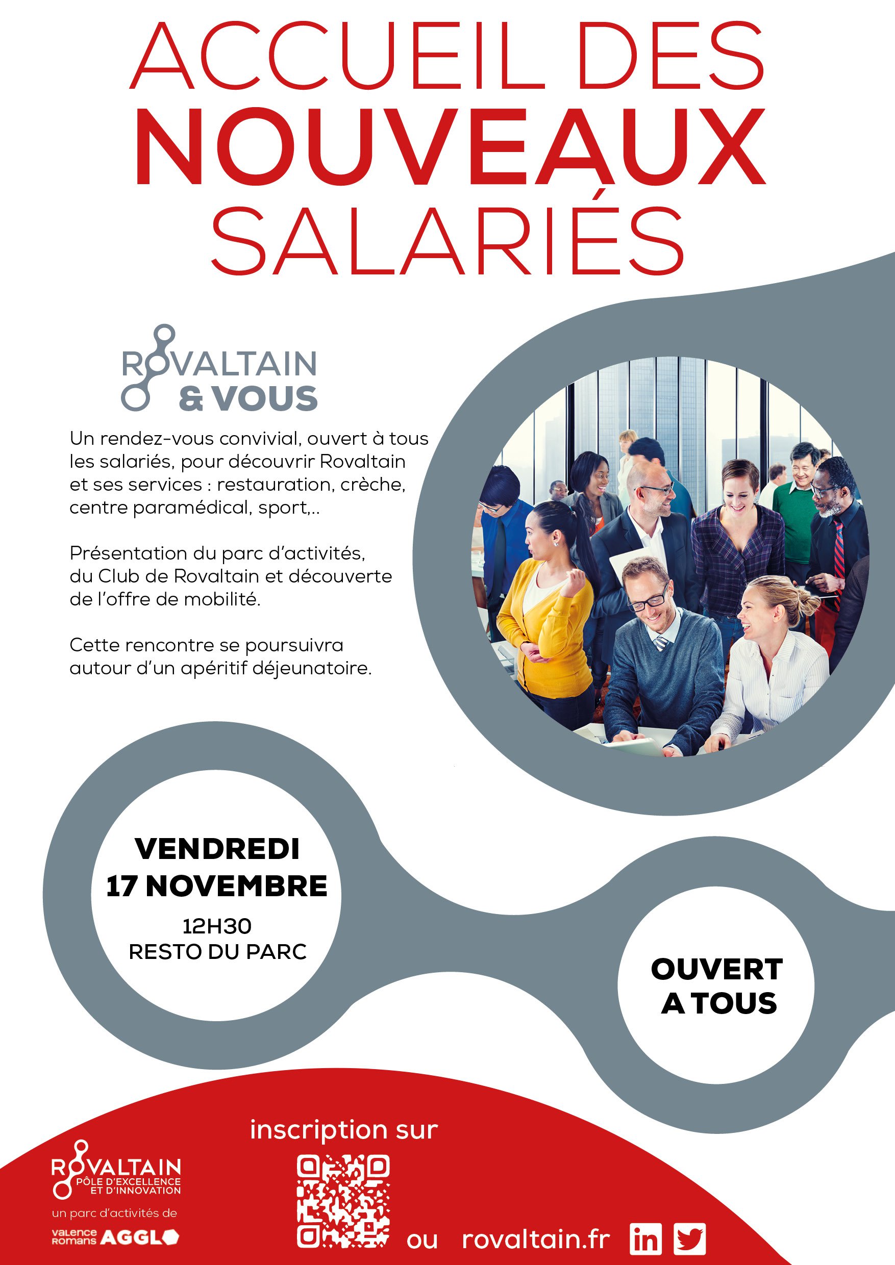 Rovaltain & vous, le rendez-vous annuel d'accueil des nouveaux salariés à Rovaltain