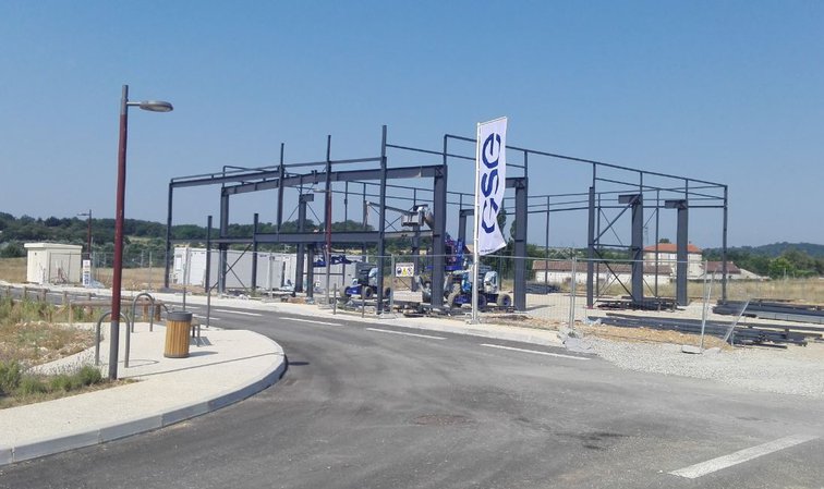 Clid Systèmes construit actuellement son bâtiment sur le parc d'acxtivités de Rovaltain