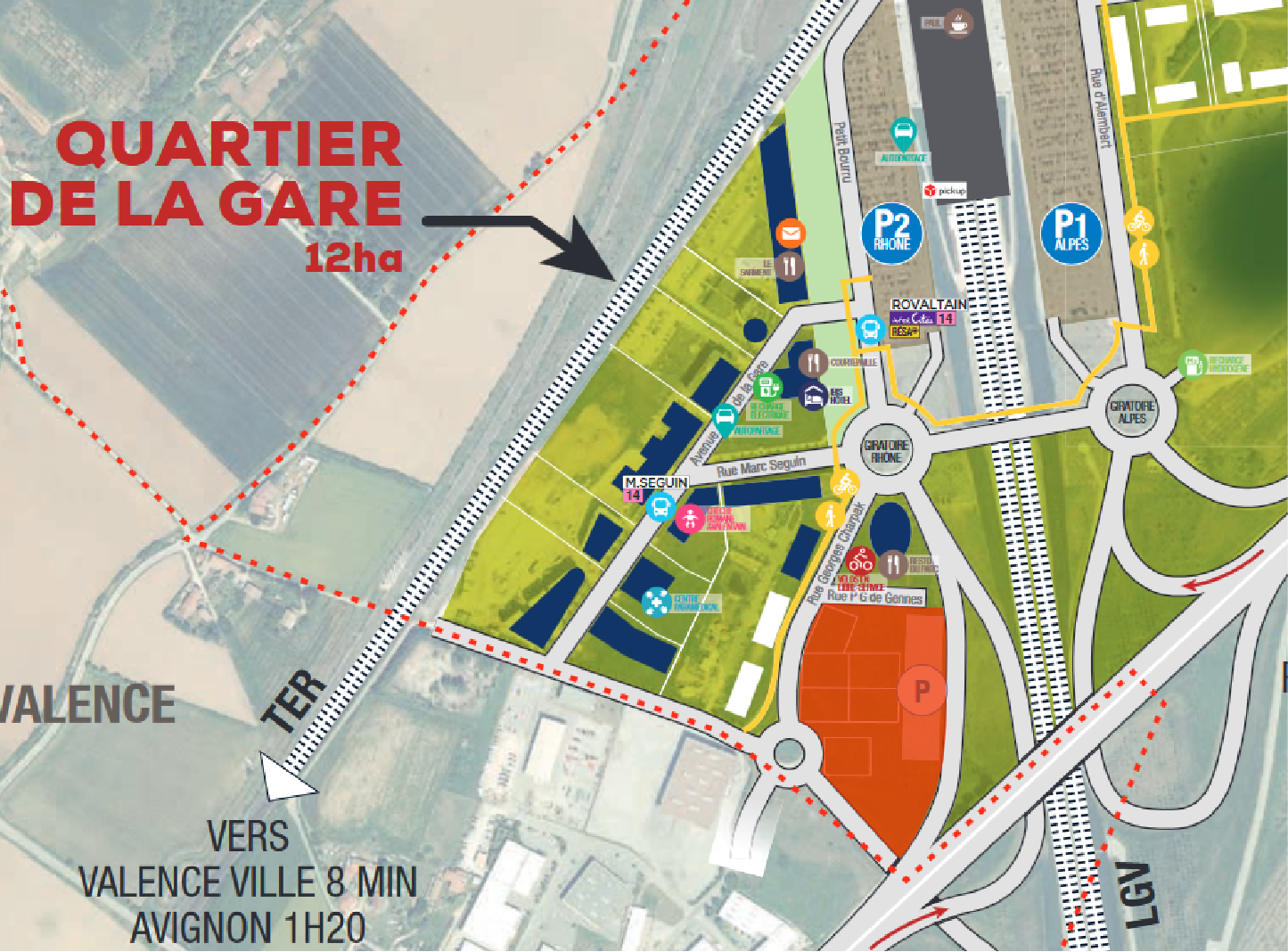 Lots disponibles Quartier de la Gare, à Valence TGV