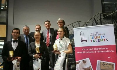 Le 10 janvier 2017 Les Vergers Boiron ont récompensés 3 cuisiniers
