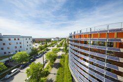 Vue nacelle du Quartier de la Gare, à Rovaltain Valence TGV