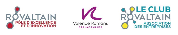 Les partenaires du Challenge Mobilité : CLub Rovaltain, Parc d'activités de Rovaltain - Valence Romans Agglo, Valence Romans Déplacements