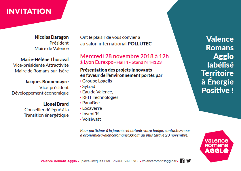 A Pollutec, découvrez lesinnovations des 8 co-exposants de Valence Romans Agglo